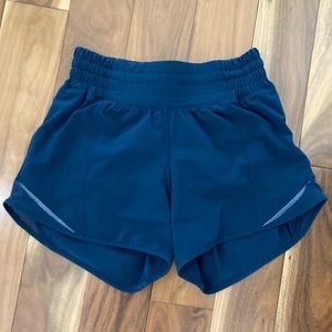 High Waisted Navy Lululemon Shorts